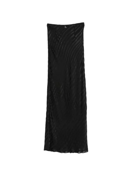 Fusta maxi Patrizia Pepe cu dungi negru