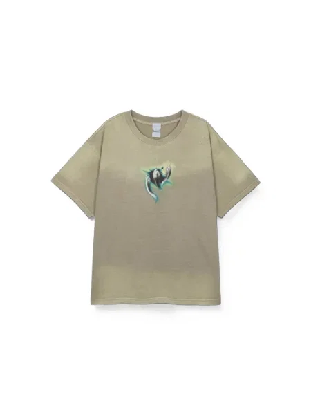 Tricou Protocol Index cu imagine verde