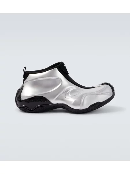 Slip on tenisky Balenciaga strieborná