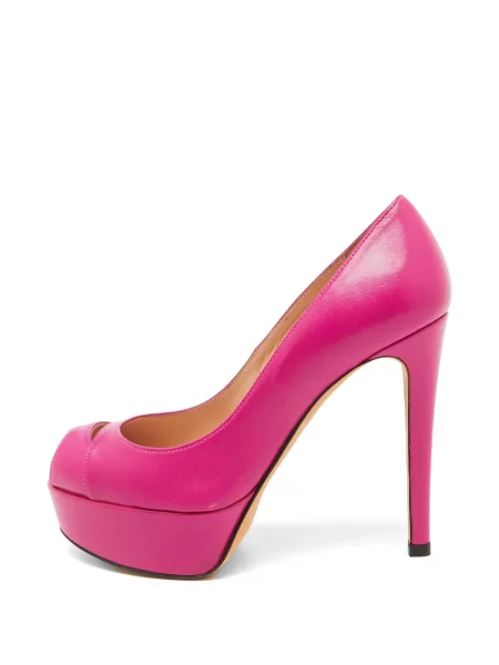 Pantofi cu toc Stuart Weitzman cu platformă roz