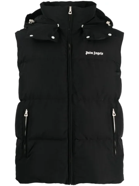 Vestă Palm Angels cu broderie negru