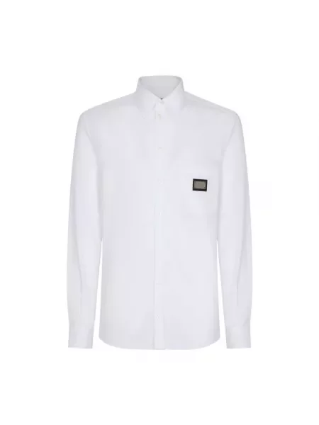 Koszula Dolce And Gabbana z logo biała