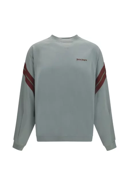 Pulover Palm Angels alergare cu autograf gri