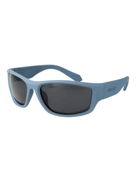 Okulary przeciwsłoneczne Polaroid PLD matte blue/grey polarized niebieskie