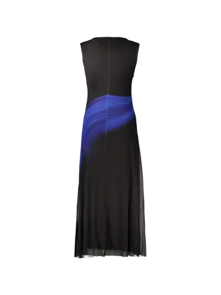 Rochie midi Desigual cu imagine cu imprimeu abstract negru