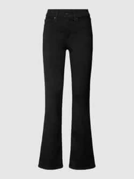 Jeansy o kroju shaping bootcut z dodatkiem streczu model Levi's® 300 czarne