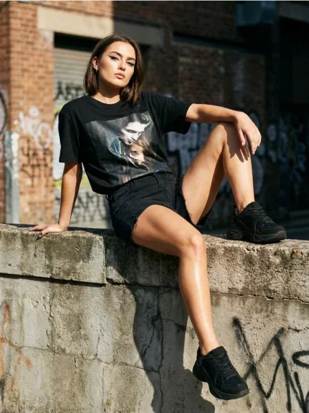 Футболка з коротким рукавом Twilight чорний