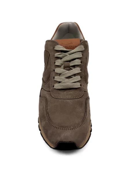 Sneakerși Voile Blanche din nubuc maro