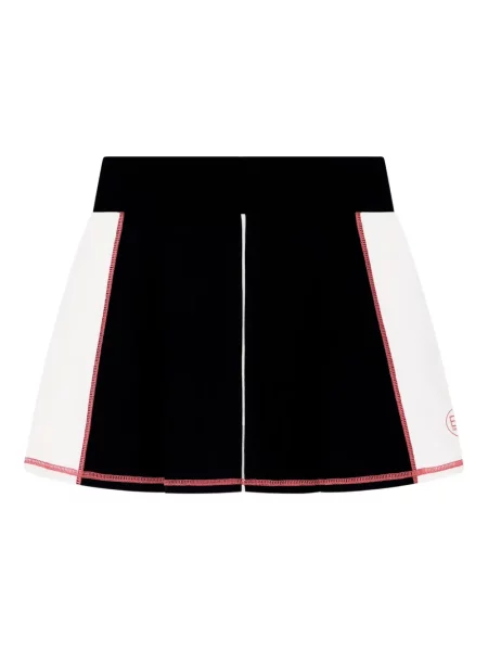 Fustă Ea7 Emporio Armani cu autograf negru