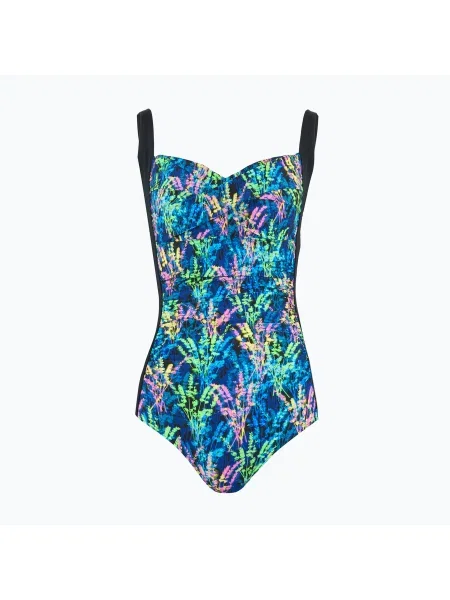 Funkita Ruched One Piece női fürdőruha midnight meadow. Méret: 12 AUS kék
