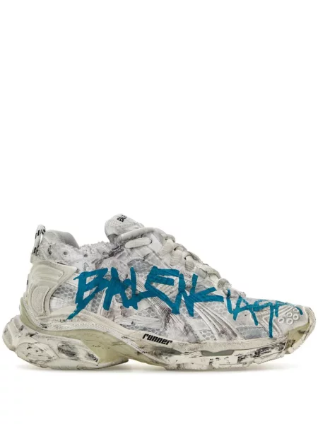 Sneakerși Balenciaga Runner alb