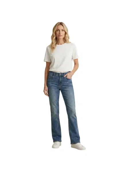 Levi's jeans high waist albastru