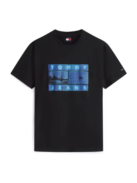 Tommy Jeans Tricou albastru negru