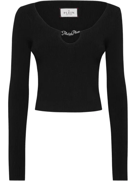 Cropp top Philipp Plein negru