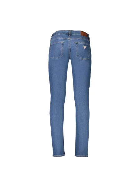 Skinny jeansy skinny Guess Jeans niebieskie