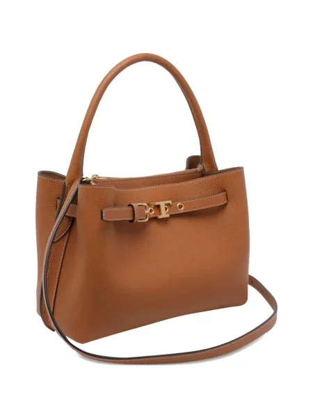 Geanta de piele Tod's din piele maro