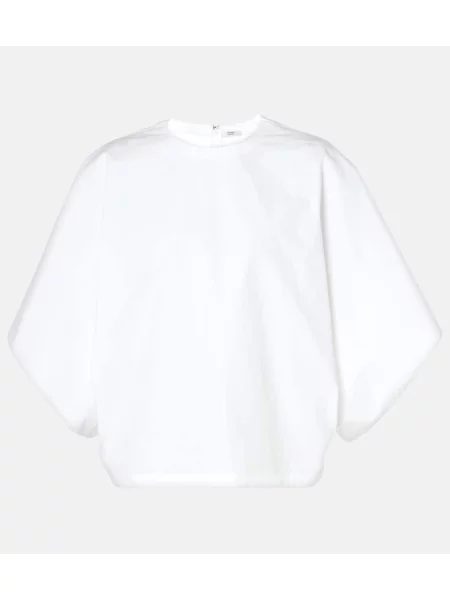 Top Fforme drapowany biały