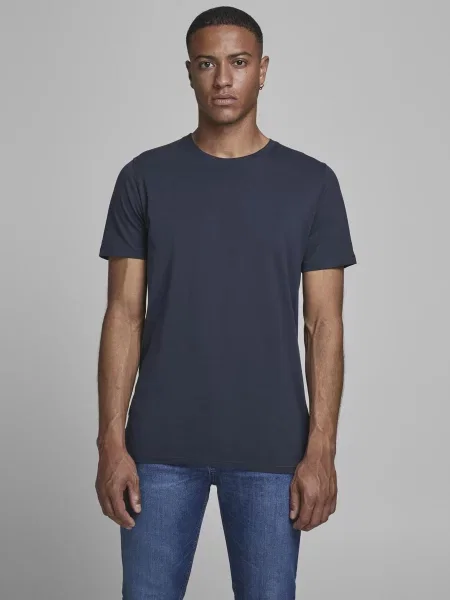 Футболка JACK & JONES темно-синій синя