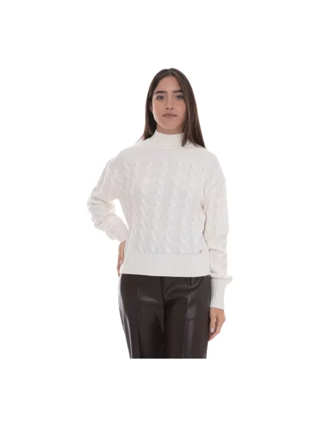 Sweter Guess wełniany biały