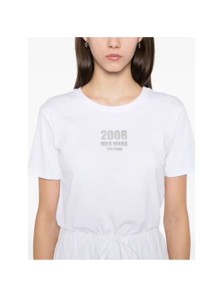 Koszulka polo Max Mara biała