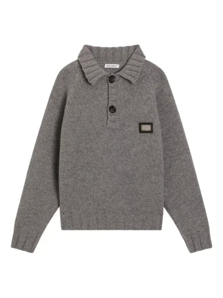 Bluza z kapturem dziecięca Dolce And Gabbana szara
