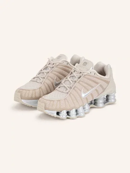 Nike Sneakersy Shox Tl / stříbrná béžová