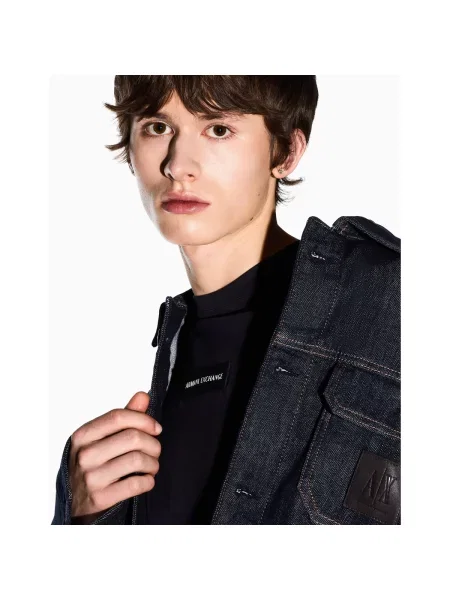 Tričko Armani Exchange modré