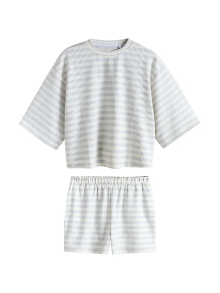 Next Pijama fildeş / bazalt gri