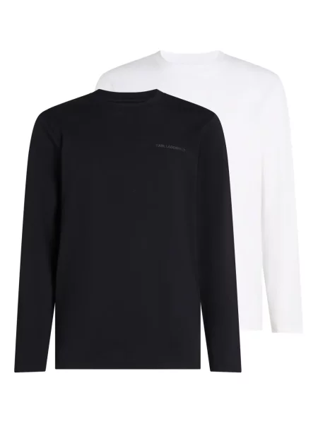Lung tricou Karl Lagerfeld negru