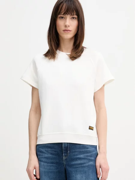 G-Star t-shirt Raglan beżowa