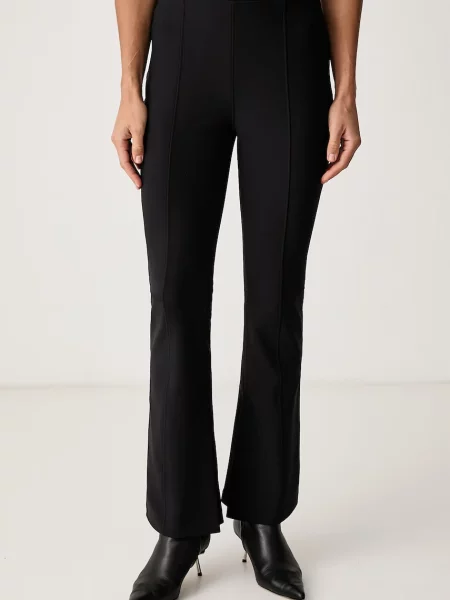 Calvin Klein nohavice flare dámske čierna
