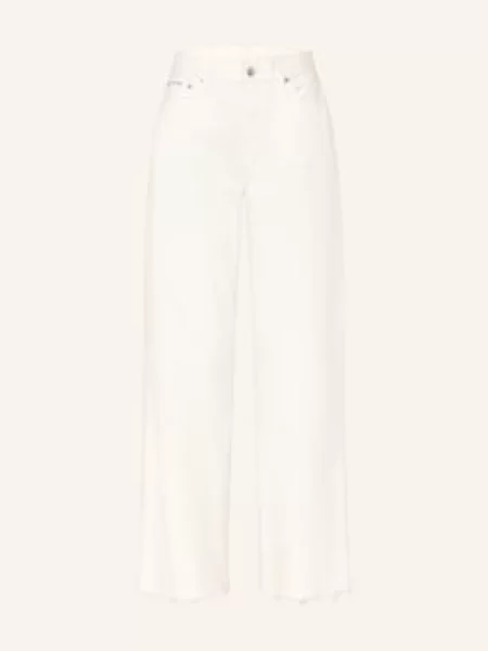 Calvin Klein Jeans Dżinsy Z Szerokimi Nogawkami weiss białe