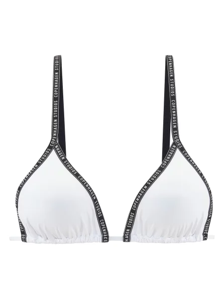 Copenhagen Studios Sutien costum de baie negru alb