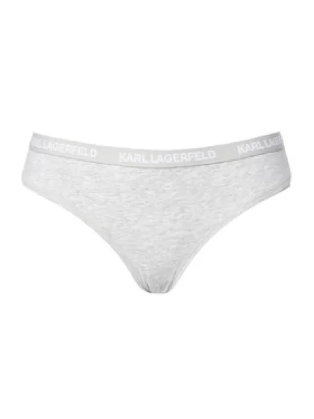 KARL LAGERFELD Set bikini gaćica﻿ Šarena bijela