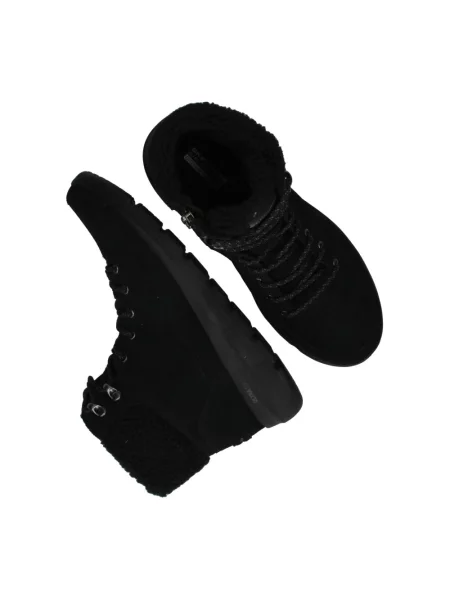 Skechers Śniegowce zamszowe czarny