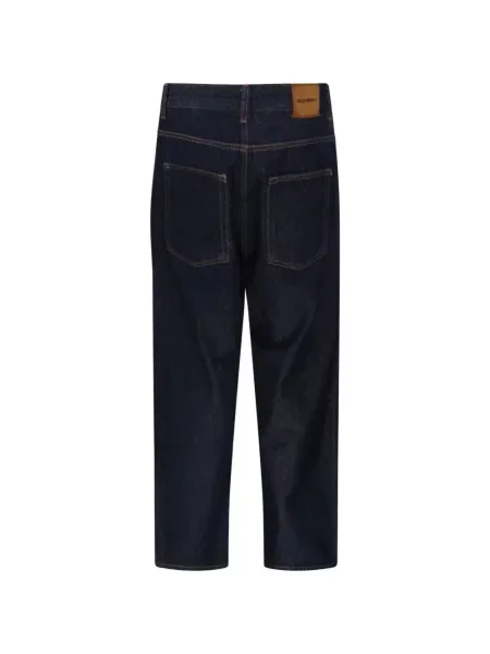 Traperice ravnih nogavica Emporio Armani plava