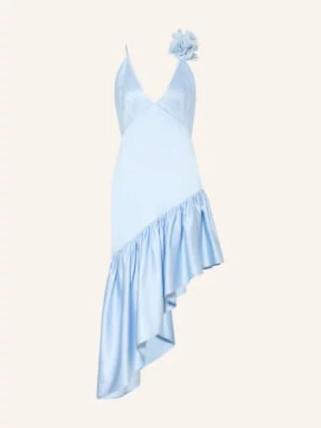 Sandro Sukienka Koktajlowa Z Falbanami blau