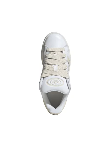 Sneakersy Adidas Campus skórzane beżowe