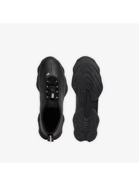 Lacoste Skórzane Sneakersy Tennis Ballerina czarne