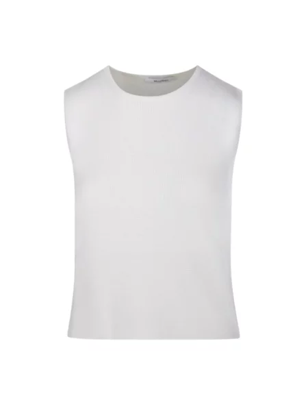 Top Max Mara z kaszmiru biały