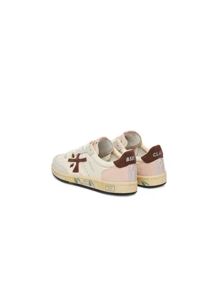 Sneakersy Premiata Bsktclad Bskt Clayd Var Écru