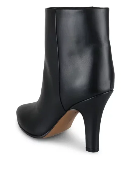 Cizme scurte The Row din piele negru