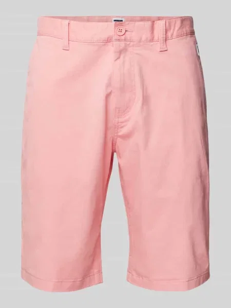 Krótkie szorty Tommy Jeans różowe