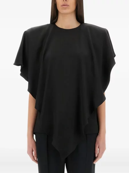 Bluză Stella Mccartney drapată negru