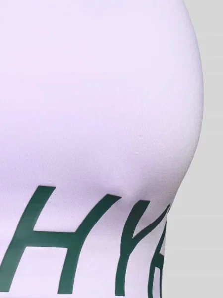Biustonosz sportowy z nadrukiem z logo Puma Performance fioletowy