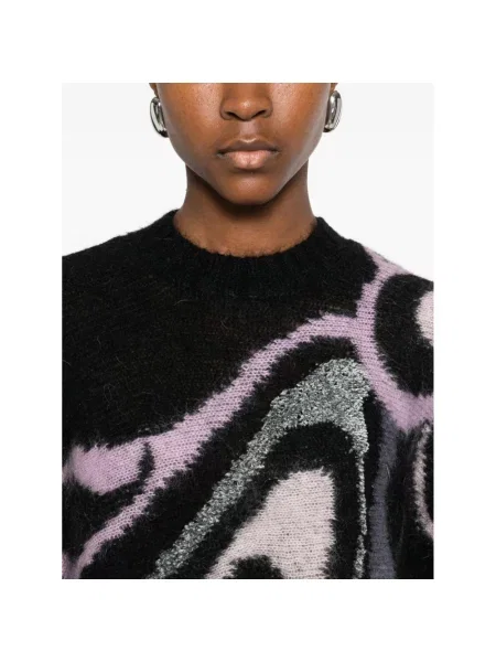 Dzianinowy krótki sweter Pucci