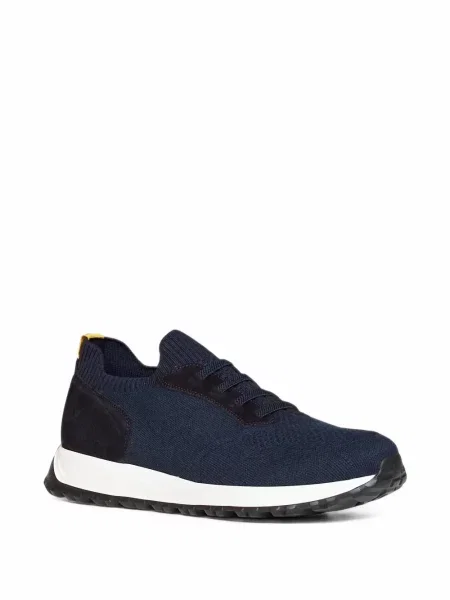Sneakerși Doucal's din piele de căprioară albastru