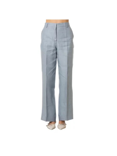 Spodnie Weekend Max Mara niebieskie