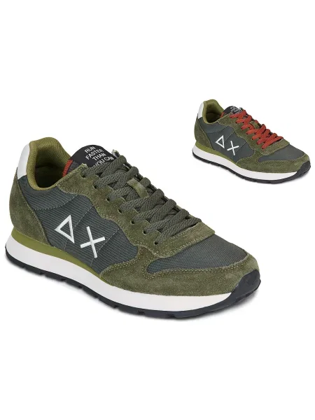Pantofi Sun68 verde