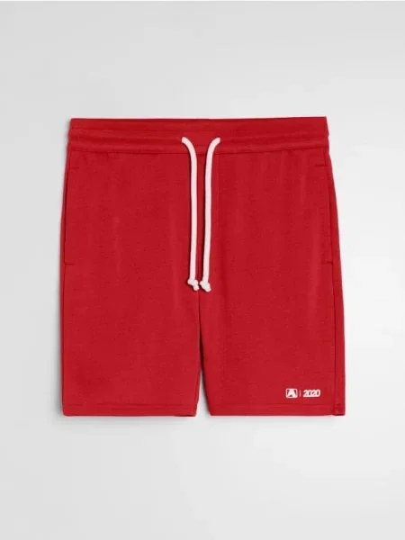 Sinsay Szorty slim czerwony